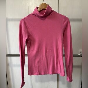 Old Navy pink long sleeve turtle neck shirt.